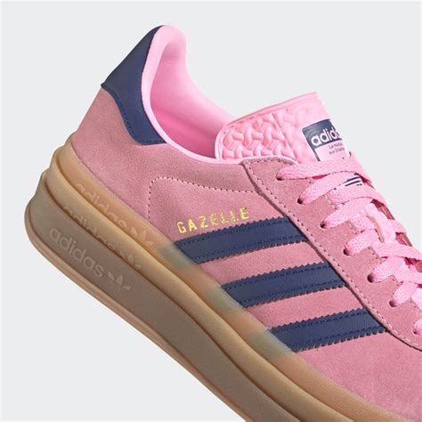 Adidas pastel pink gazelle bold